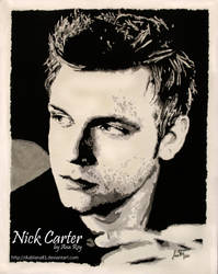 Nick Carter. False engraving