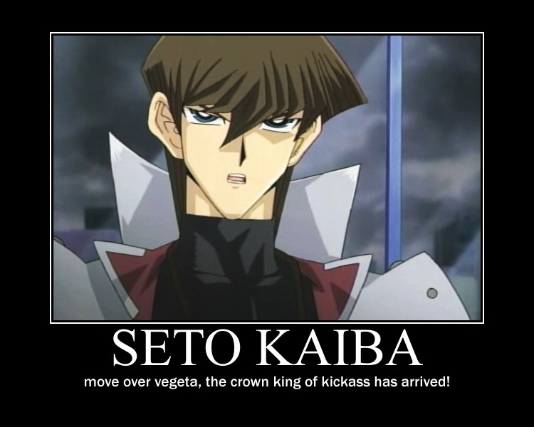 seto kaiba motivational poster