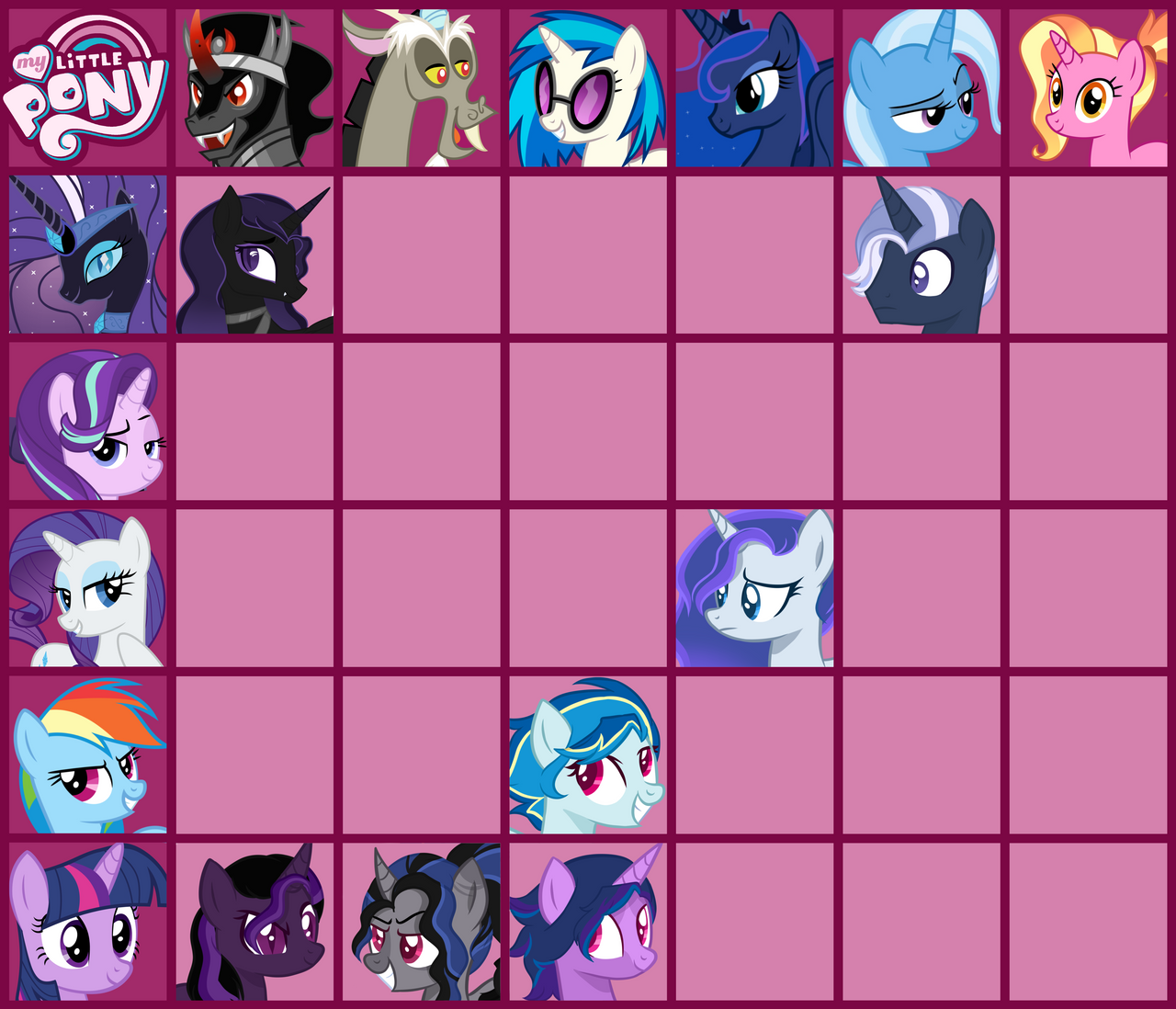 MLP Fusion Grid | Open! | by ItsSymulacrum on DeviantArt