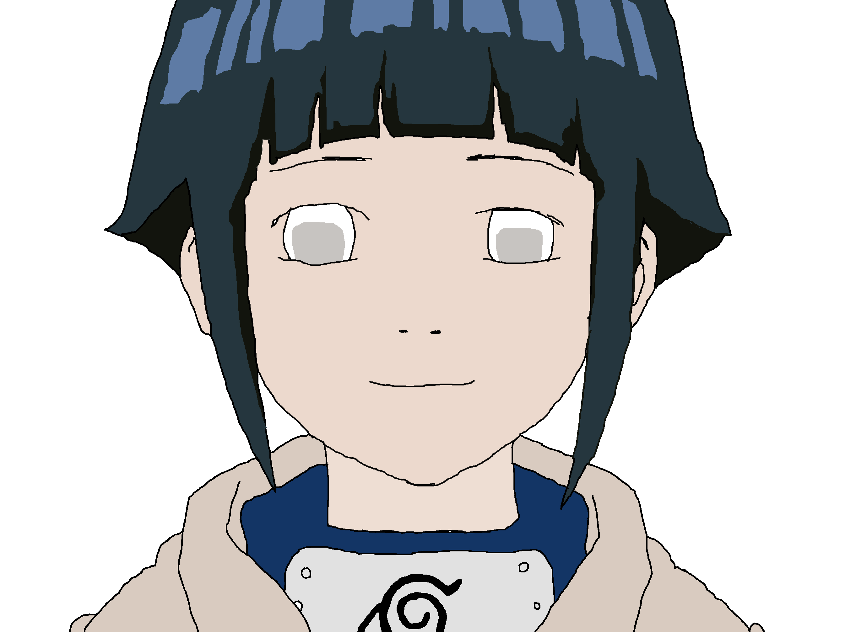 Naruto Original Digital recreation Part 2 - Hinata