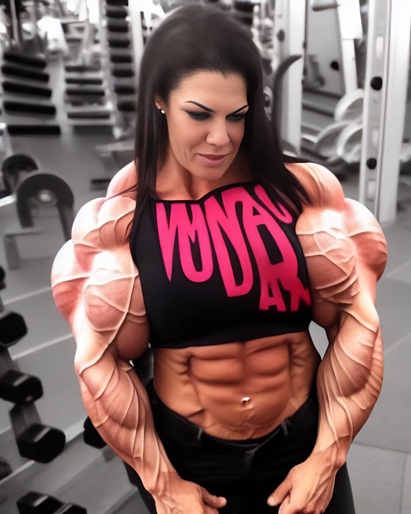 Stable Diffusion Muscle Woman - 227 by trigrhapy on DeviantArt