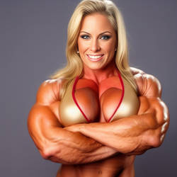 Stable Diffusion Muscle Woman - 254