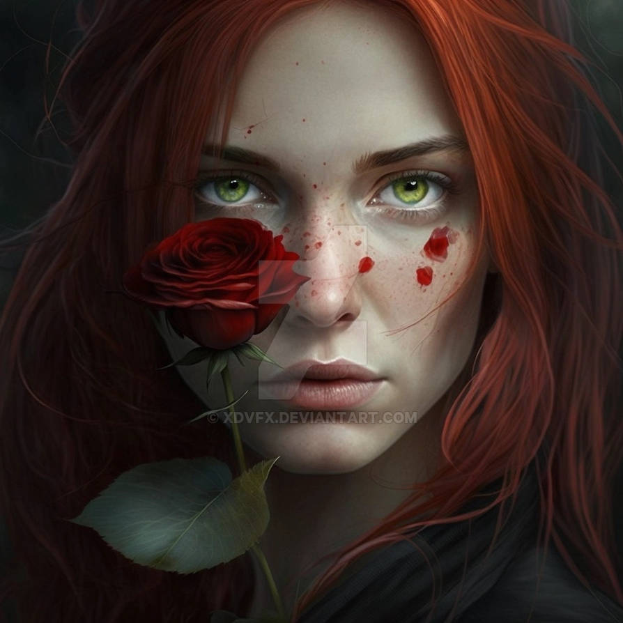 blood rose by xdvfx on DeviantArt