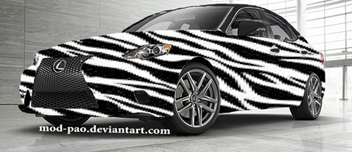 White Zebra (left side view) by mod-PAO