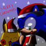 CONTEST: pikachu and sonic's Christmas XD