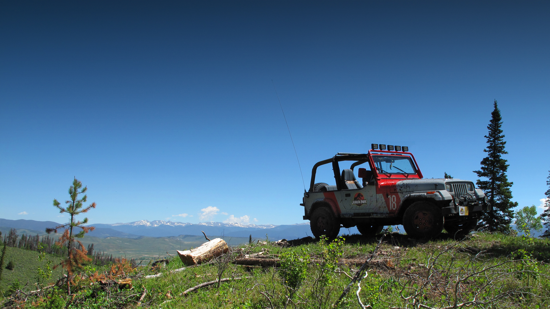 Jurassic Park Jeep-To the Top