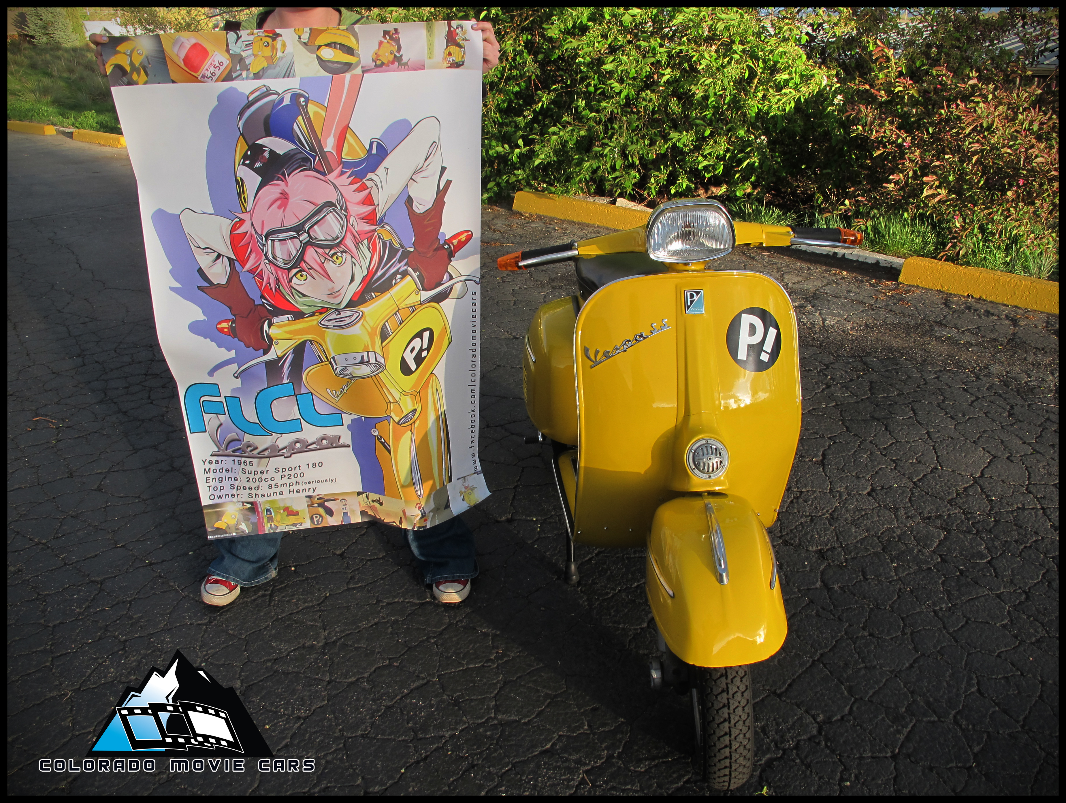 FLCL Carsplay - Haruko's Vespa Super Sport 180