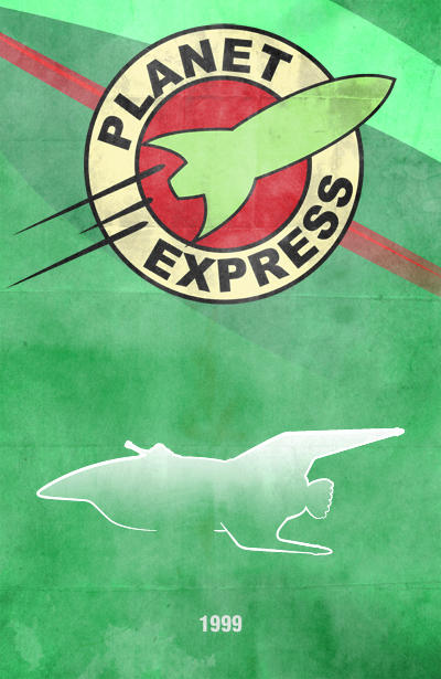 Planet Express Ship Color Code MovieCarPosters.com - Planet Express Ship by Boomerjinks on DeviantArt