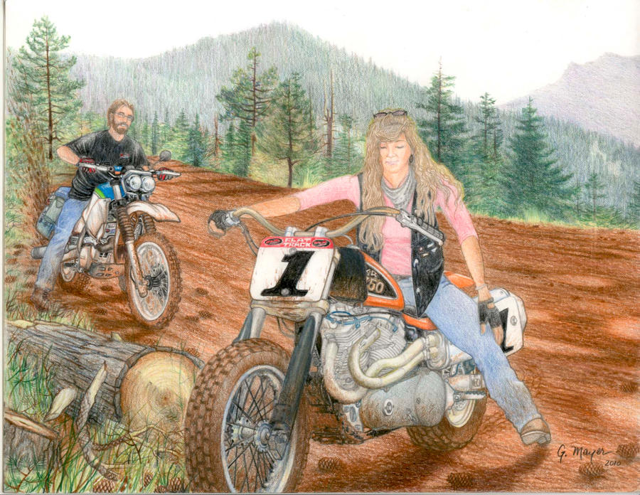 Lady Rider by rrrtist55 on DeviantArt