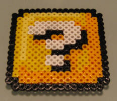 Perler '?' Block Magnet