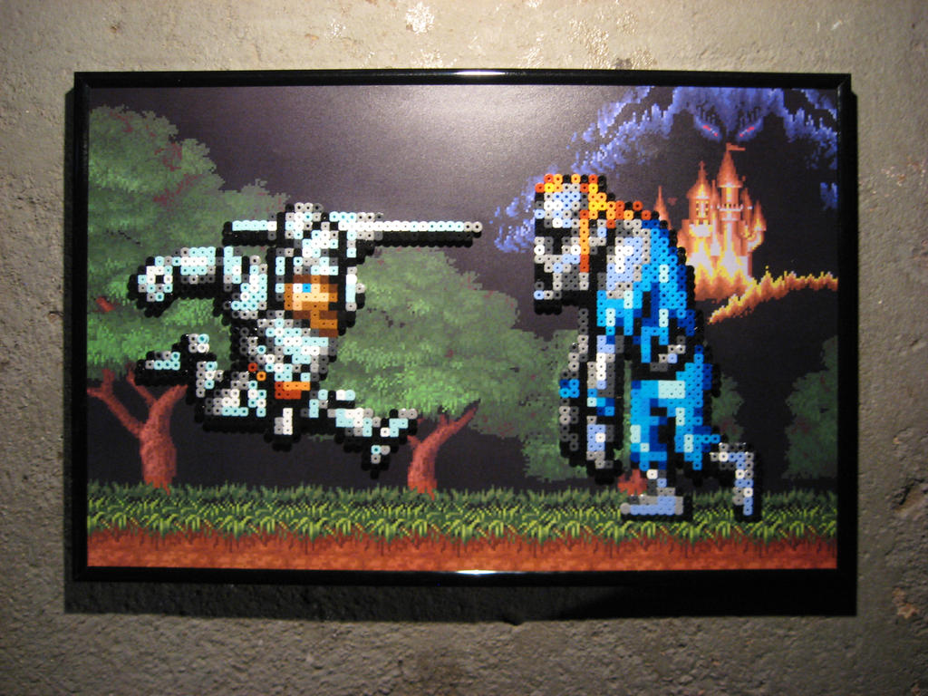 Perler Super Ghouls 'n Ghosts (Arthur) by Dlugo1975 on DeviantArt