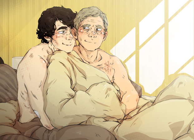 Sherlock: Fluffy cuddles