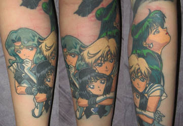 anime sailor moon tattoo