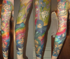 Sailor moon tattoo sleeve