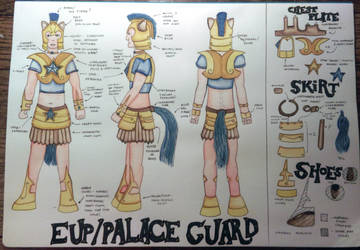 My Little Pony Palace Guard Cosplay-Detailed Plan by spektijim