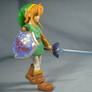 Link walking with Sword and Shield