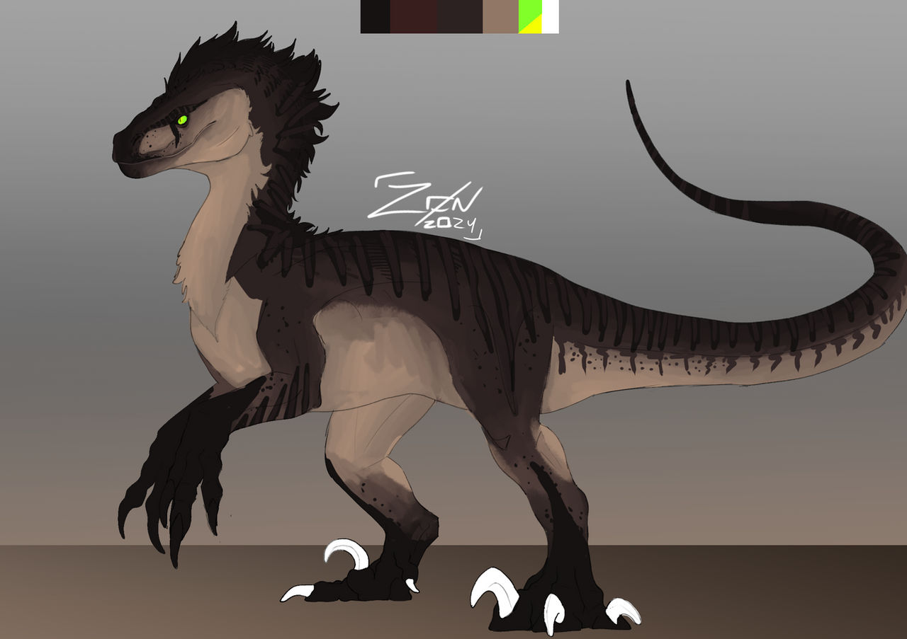 Zombie Raptor Deviantart Raptor by ZOnniex on DeviantArt
