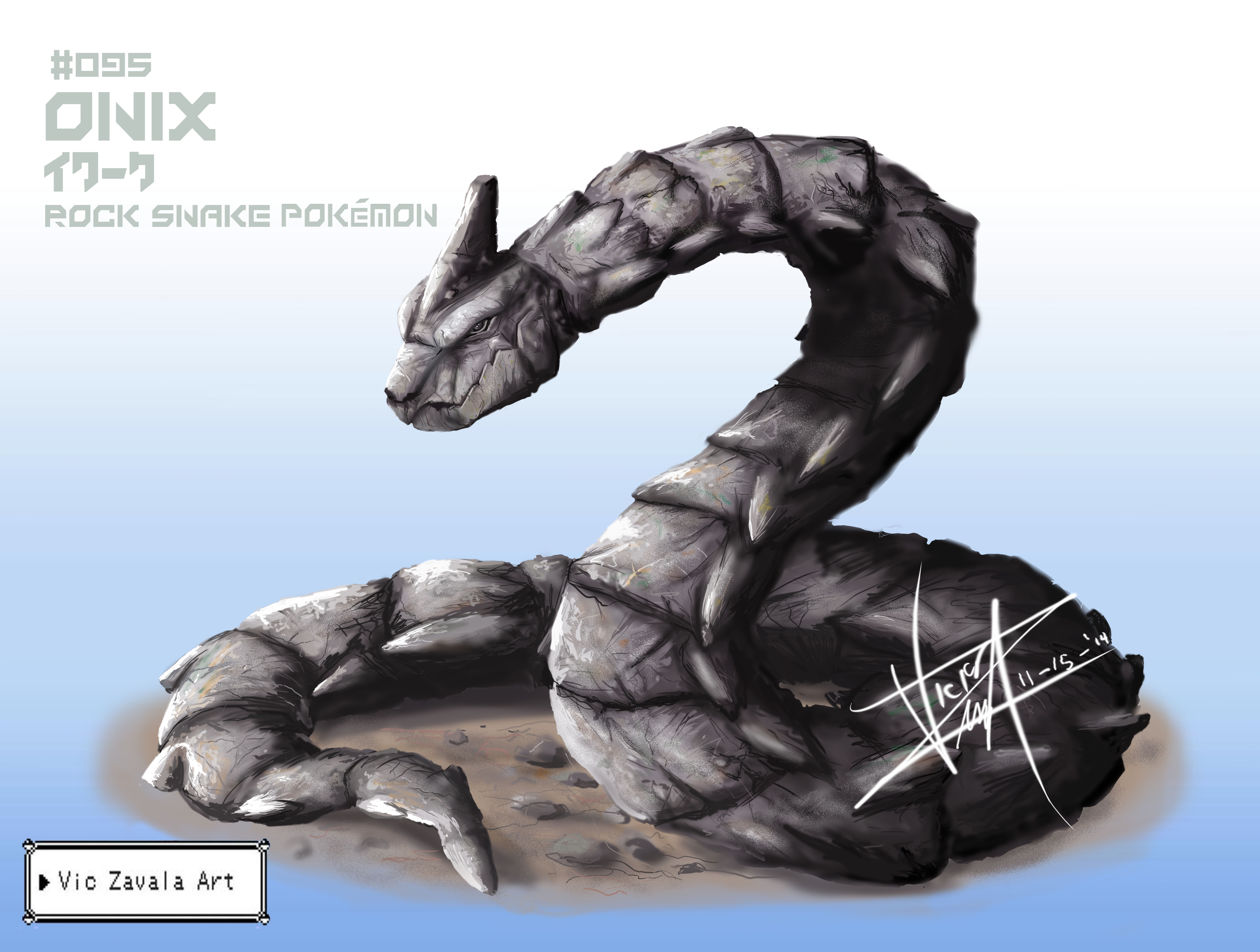 Pokemon Card - #95 Onix Shiny by Nova-Nebulas on DeviantArt