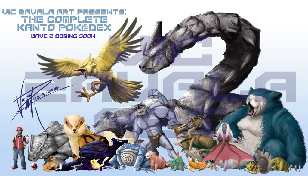 Kanto Pokemon by ImaginatorVictor on DeviantArt