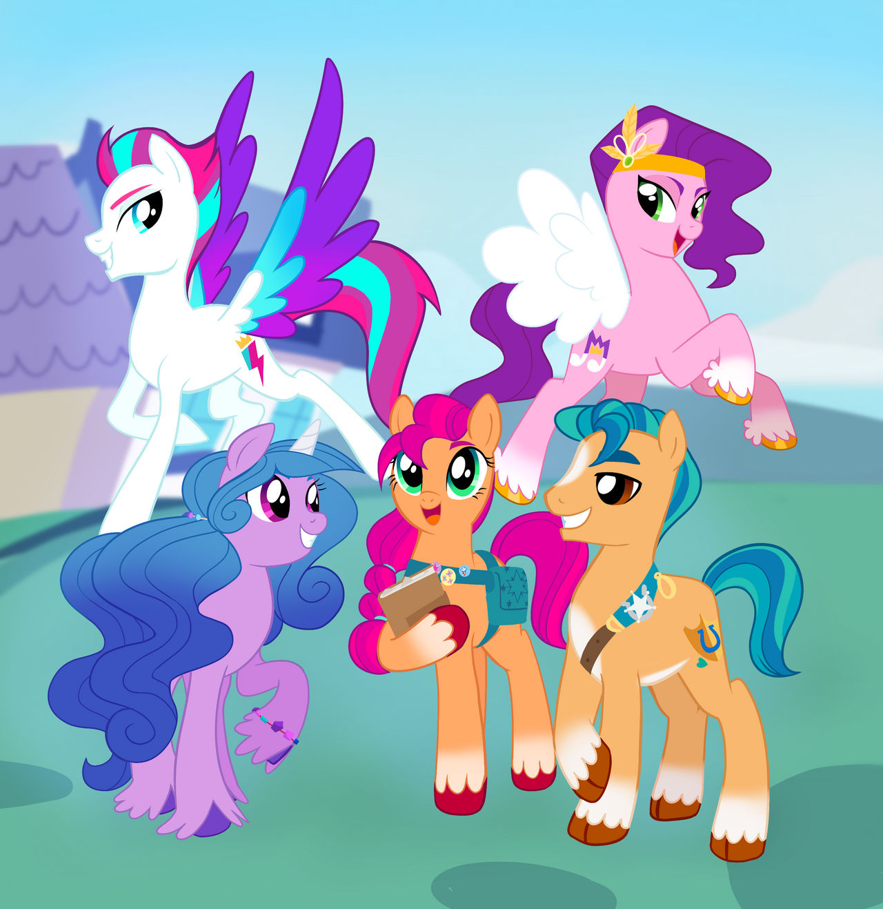 My Little Pony: A New Generation (in the G4 style) by aztrial on DeviantArt