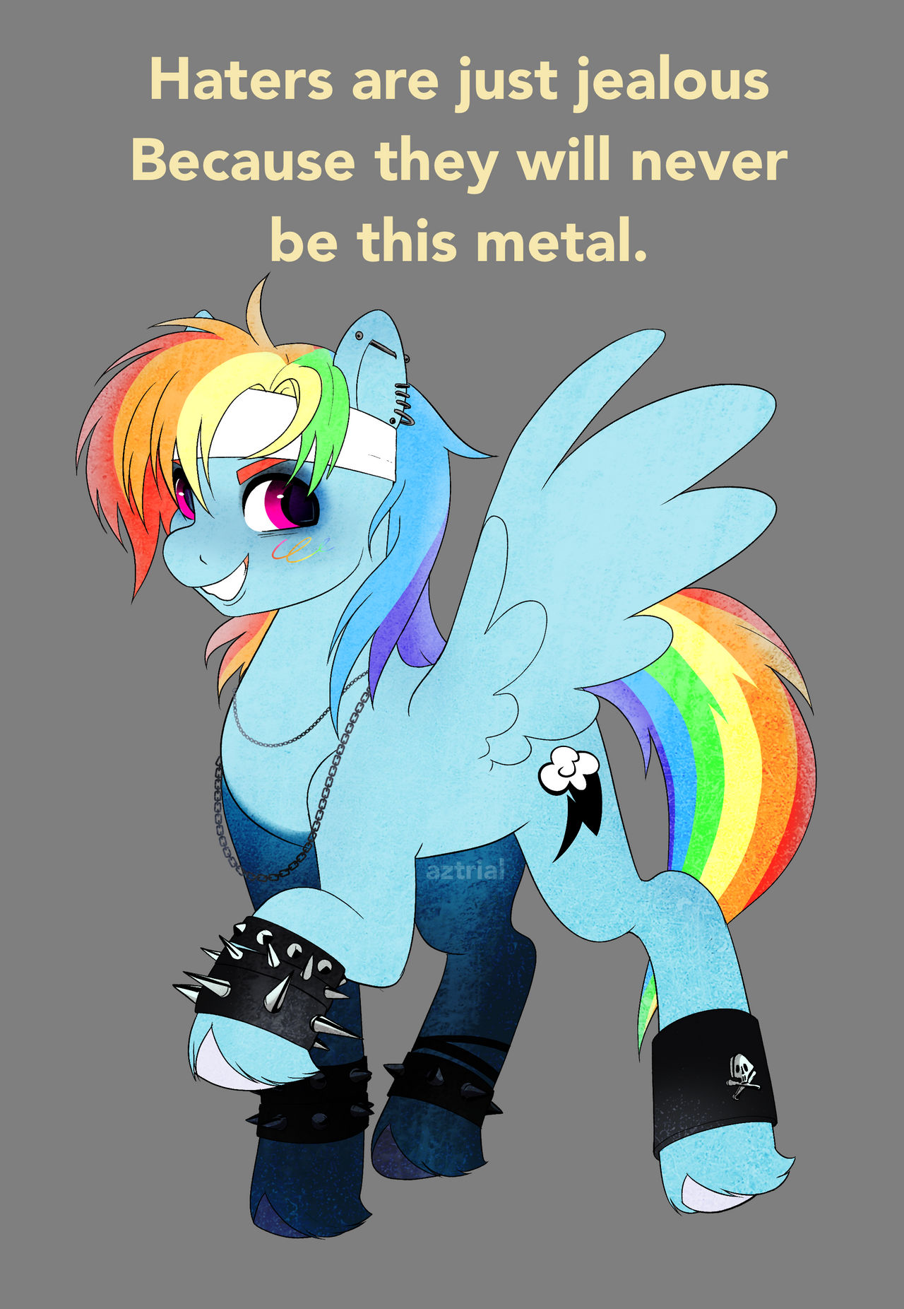 MLP: Metal Rainbow by aztrial on DeviantArt