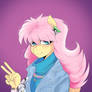 MLP: 80s Anthro Fluttershy