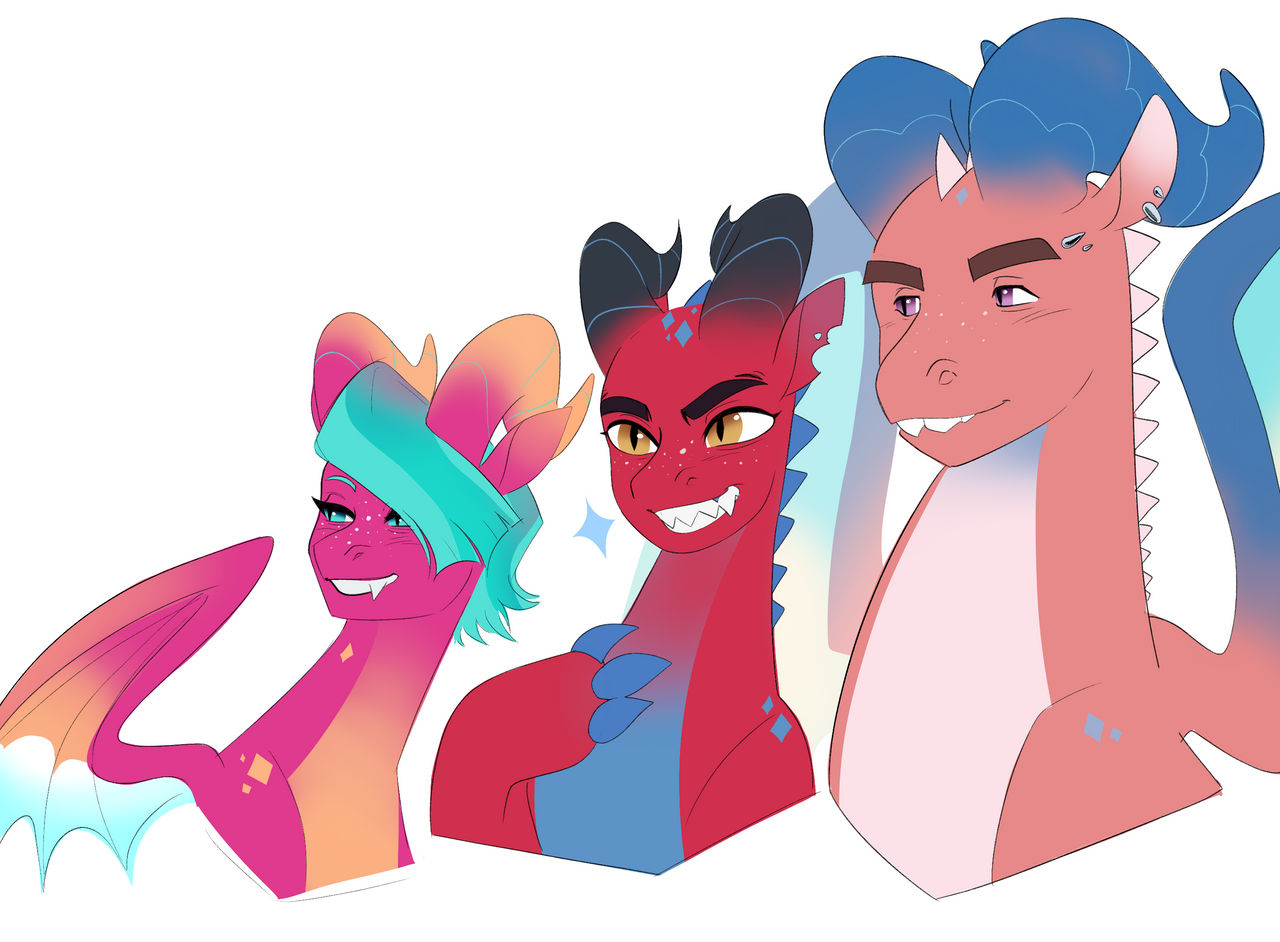 MLP G5: Dragon Dudes by aztrial on DeviantArt