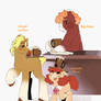 Summoning Friends AU: Apple Siblings