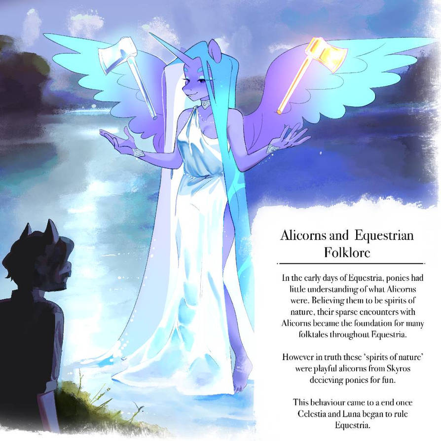 Skyros AU: Alicorns and Equestrian Folklore