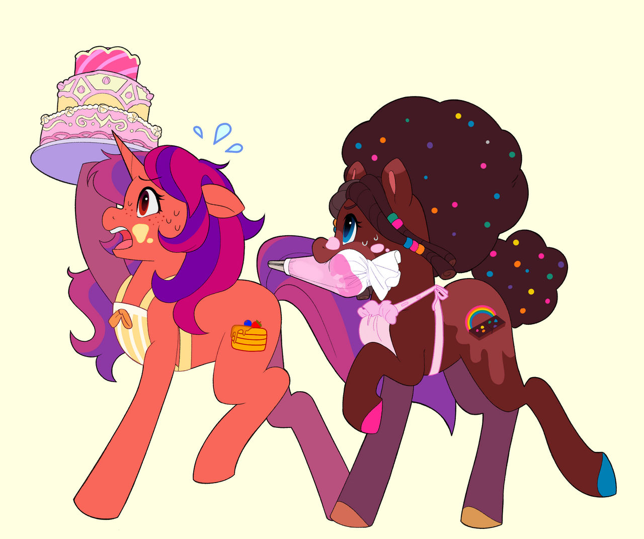 Comm: Sour Berry Shake and Cosmic Brownie