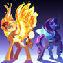 Comm: Sunset and Changeling Starlight