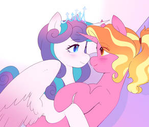 Comm: Flurry Heart and Luster Dawn