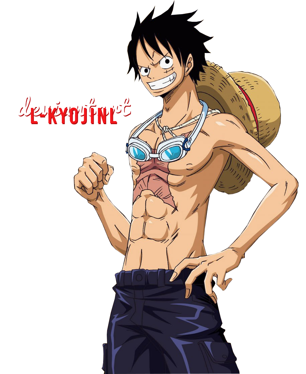 One Piece Monkey D. Luffy Render by AkenoSenpaiRenders on DeviantArt