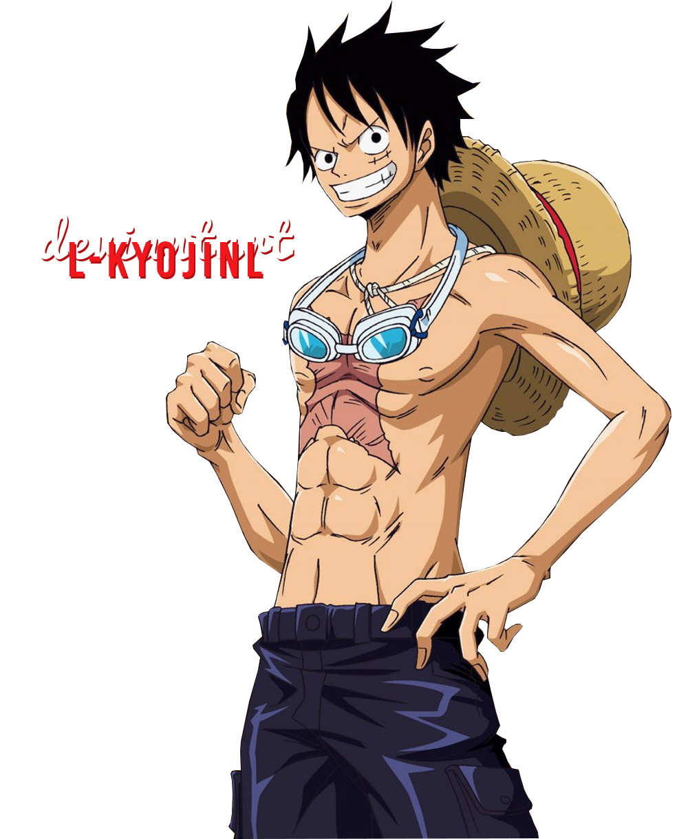 Monkey D. Luffy render by Ferdiferrah on DeviantArt