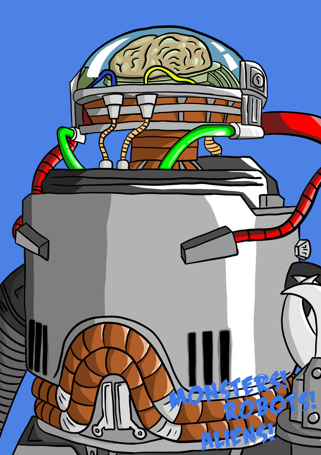 Robobrain from Fallout by MonstersRobotsAliens on DeviantArt