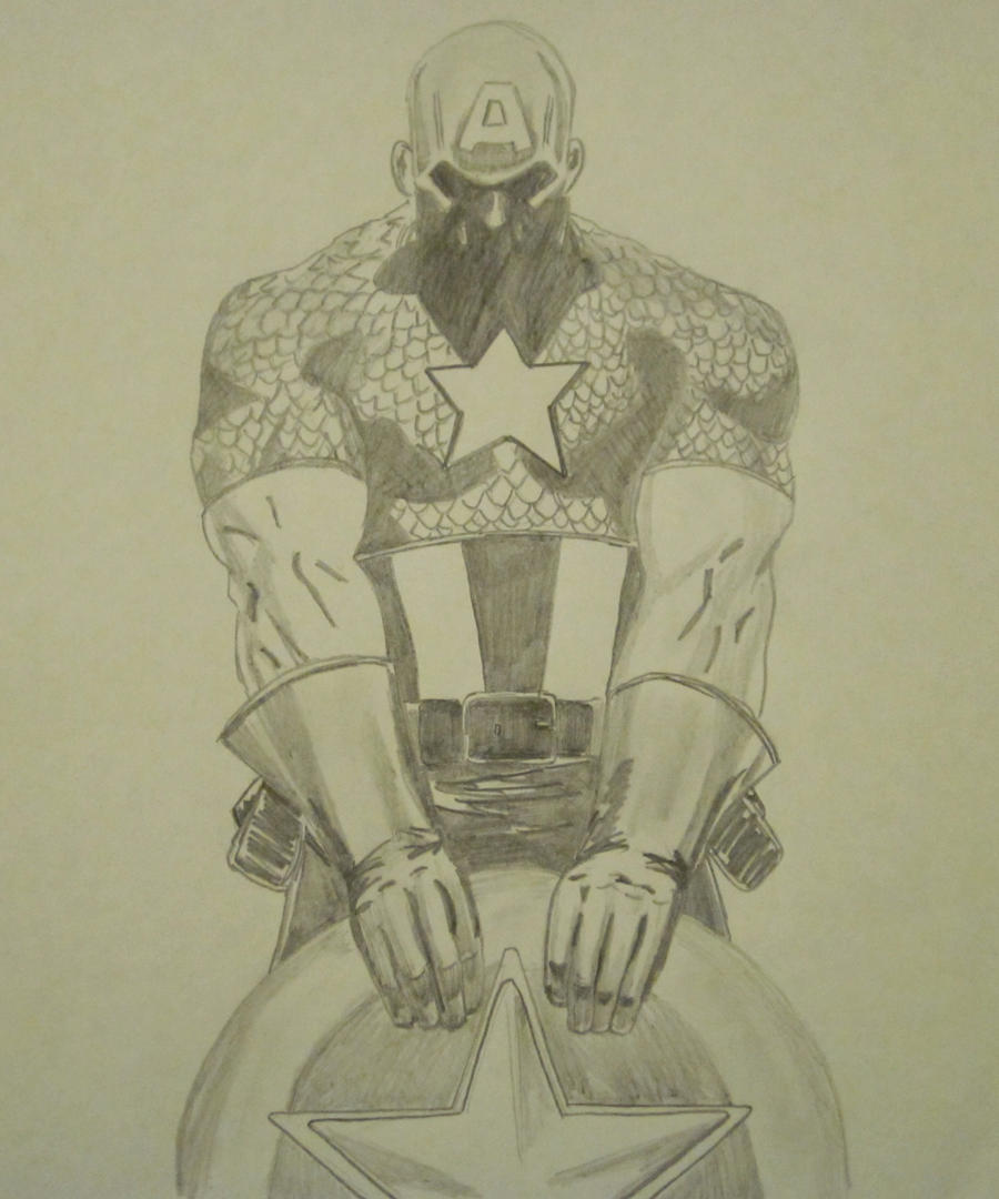 Captain America Pencil Sketches: A Tribute to the Star-Spangled… Captain America Pencil Sketches: A Tribute to the Star-Spangled…