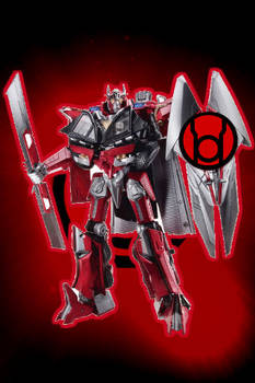 Red Lantern Sentinal Prime