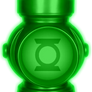 Glowing Green Lantern Battery