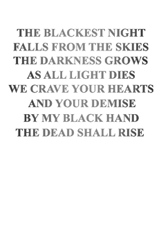 Black Lantern Corps Oath