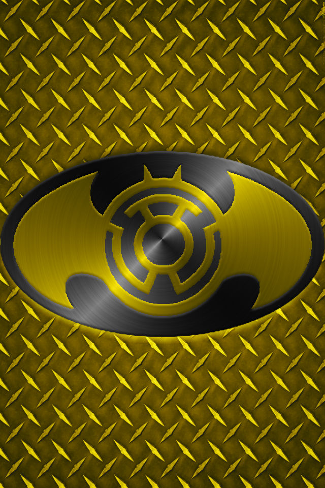 Metalic Sinestro Lantern Batman background