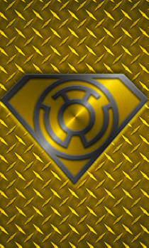 Metalic Sinestro Lantern Superman phone ID