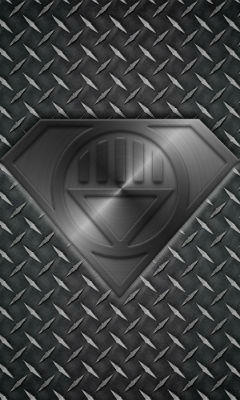 Metalic Black Lantern Superman phone ID