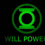 Green Lantern Blackberry Curve 9300 background