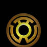 Stary Sinestro Lantern Logo background