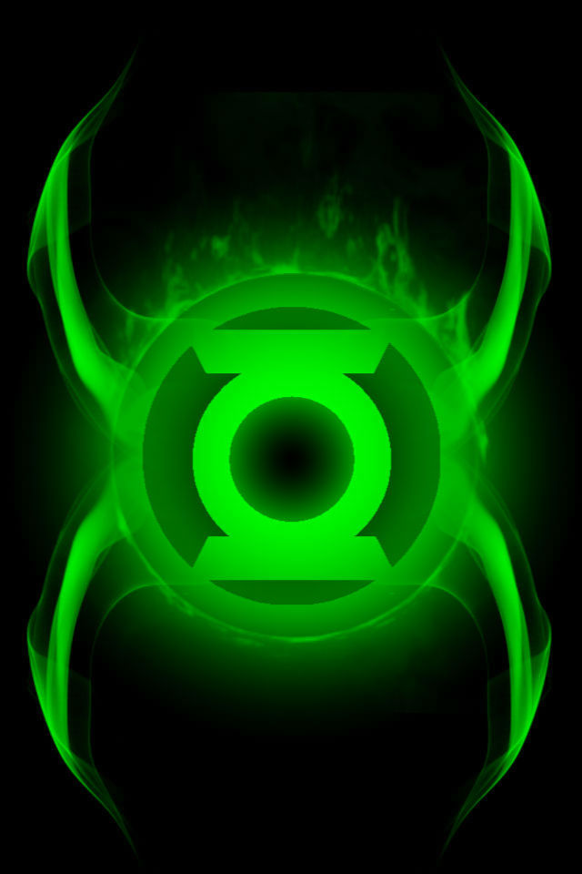 Firey Green Lantern Idea background