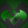 Metalic Super Batman Green Lantern background