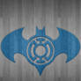 Wooden Blue Lantern Batman background