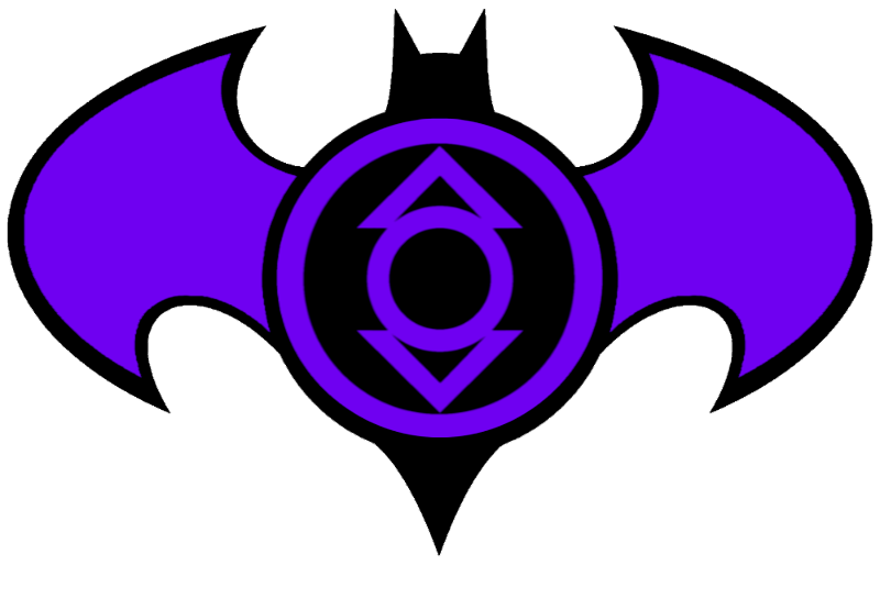 Indigo Lantern Batman Logo idea