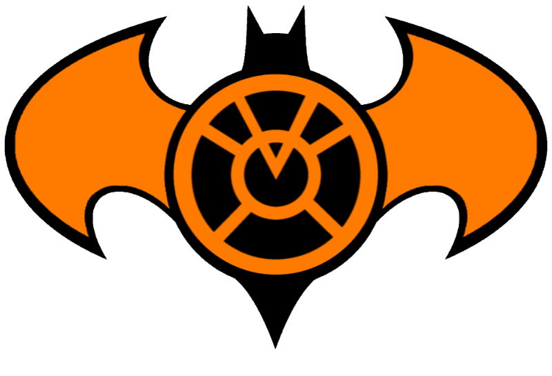 Orange Lantern Batman Logo idea