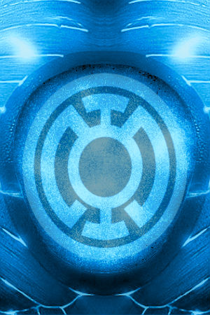 Blue Lantern Corps suit Background